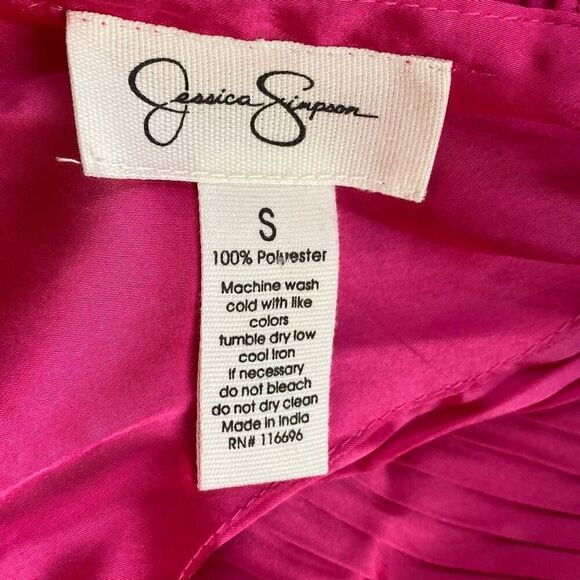 Jessica Simpson Pink Fit and Flare Midi Dress. Size: S - Picture 9 of 9